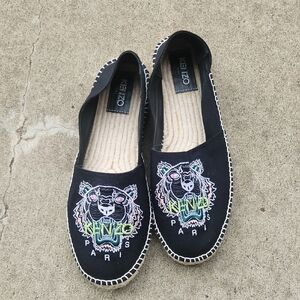 Kenzo Black Espadrilles